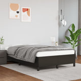 Cadre de lit sans matelas noir 120x190 cm similicuir