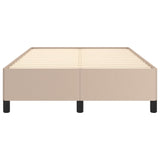 Cadre de lit sans matelas cappuccino 120x190 cm similicuir