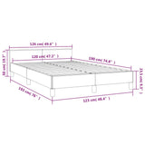 Bettgestell ohne Matratze dunkelgrün 120x190 cm Samt