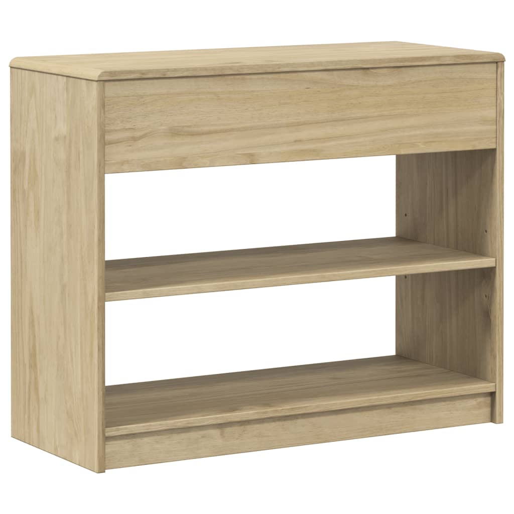 Table console SAUDA chêne 89,5x36,5x73 cm bois de pin massif