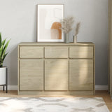 SAUDA Eichen-Sideboard 114x43x75,5 cm, massives Kiefernholz