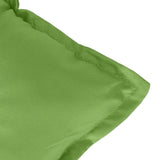 Coussins de chaise à dossier haut lot de 4 vert mélangé tissu