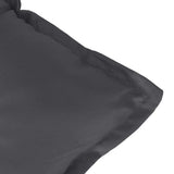 Low Back Chair Cushions Set of 2 Charcoal Mix