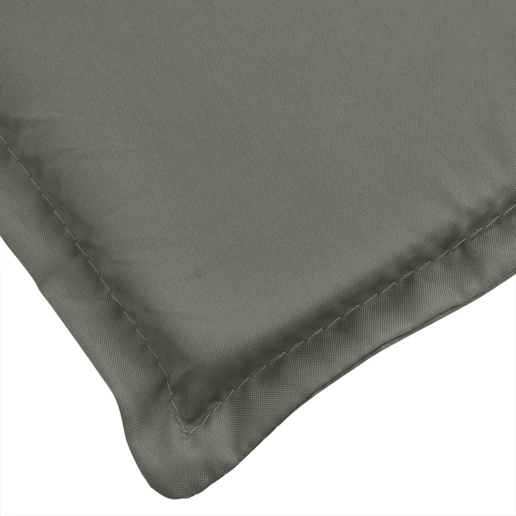 Coussins de chaise à dossier haut lot de 6 gris foncé mélangé