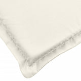 Coussins de chaise à dossier haut lot de 6 crème mélangé tissu