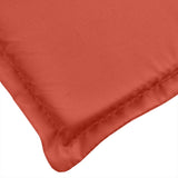 Coussins de chaise à dossier haut lot de 2 rouge mélangé tissu