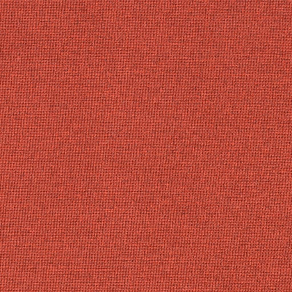 Coussins de chaise à dossier haut lot de 6 rouge mélangé tissu