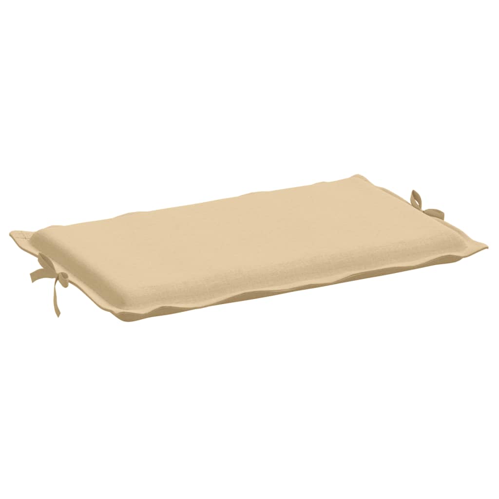 Coussin de chaise longue beige mélangé 186x58x3 cm tissu