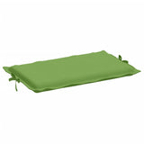 Coussin de chaise longue vert mélangé 186x58x3 cm tissu