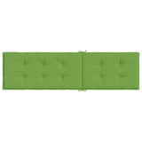 Coussin de chaise longue vert mélangé (75+105)x50x3 cm tissu