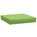 Coussins de palette lot de 2 vert mélangé tissu