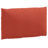 Coussins de palette lot de 2 rouge mélangé tissu