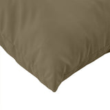 Coussins de palette lot de 2 taupe mélangé tissu