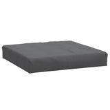 Coussins de palette lot de 3 anthracite mélangé tissu