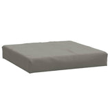 Coussins de palette lot de 3 gris foncé mélangé tissu