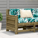 Garden sofa armrest 69x62x70.5 cm impregnated pine wood