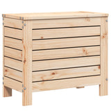 Repose-pied de jardin 62x31,5x52 cm bois de pin massif