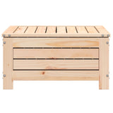 Repose-pied de jardin 62x63,5x32 cm bois de pin massif