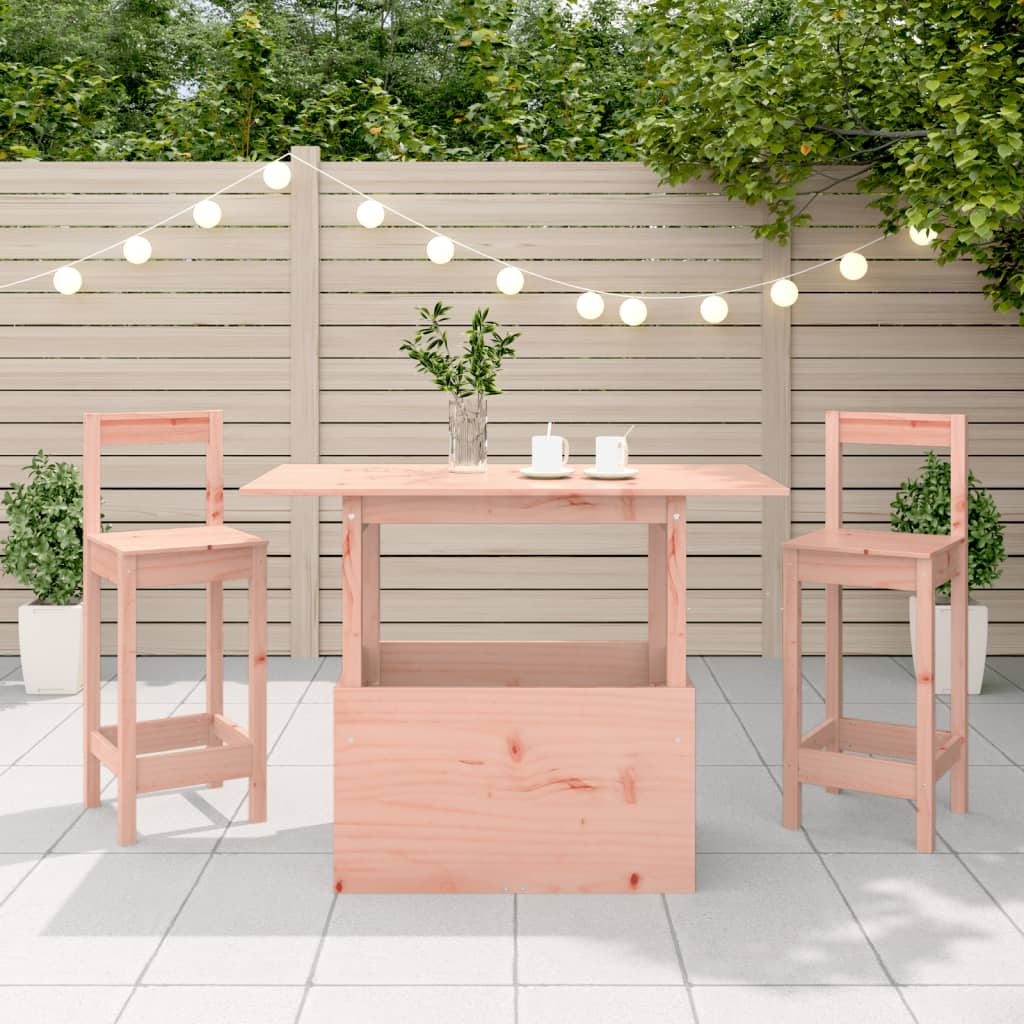 Table de jardin 100x50x75 cm bois massif de douglas