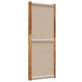 Partition wall 3 panels taupe 210x180 cm