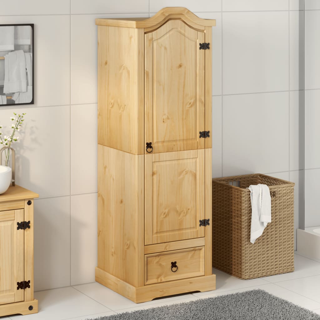 Garde-robe Corona 55x52x170 cm bois de pin massif