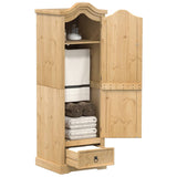 Garde-robe Corona 55x52x170 cm bois de pin massif