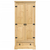 Garde-robe Corona 76x50x170 cm bois de pin massif