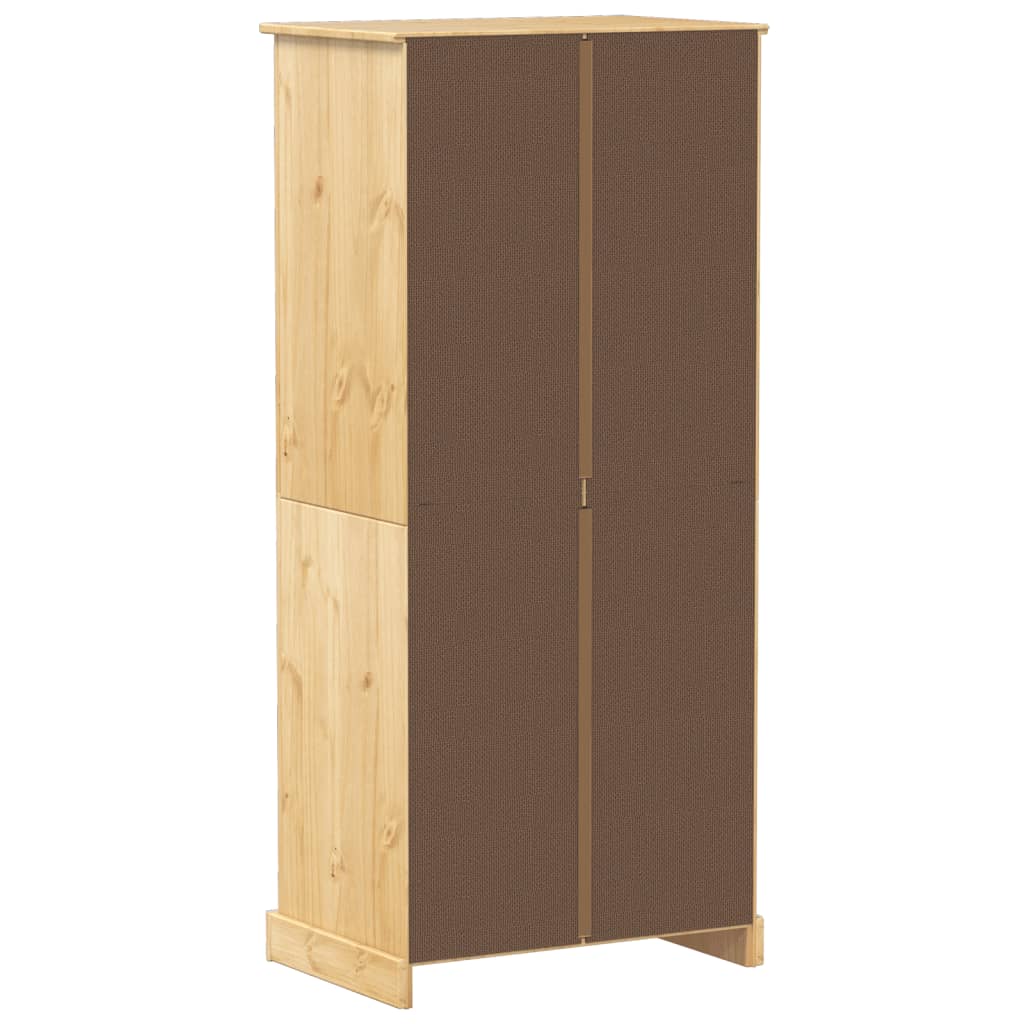 Garde-robe Corona 76x50x170 cm bois de pin massif