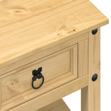 Table basse avec tiroirs Corona 85x50x45 cm bois de pin massif