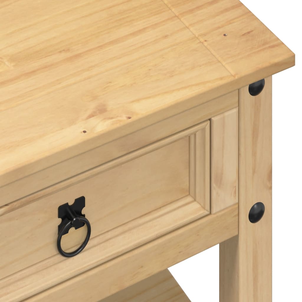 Table basse avec tiroirs Corona 100x48x45 cm bois de pin massif