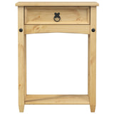 Table console Corona 55x35x73 cm bois de pin massif