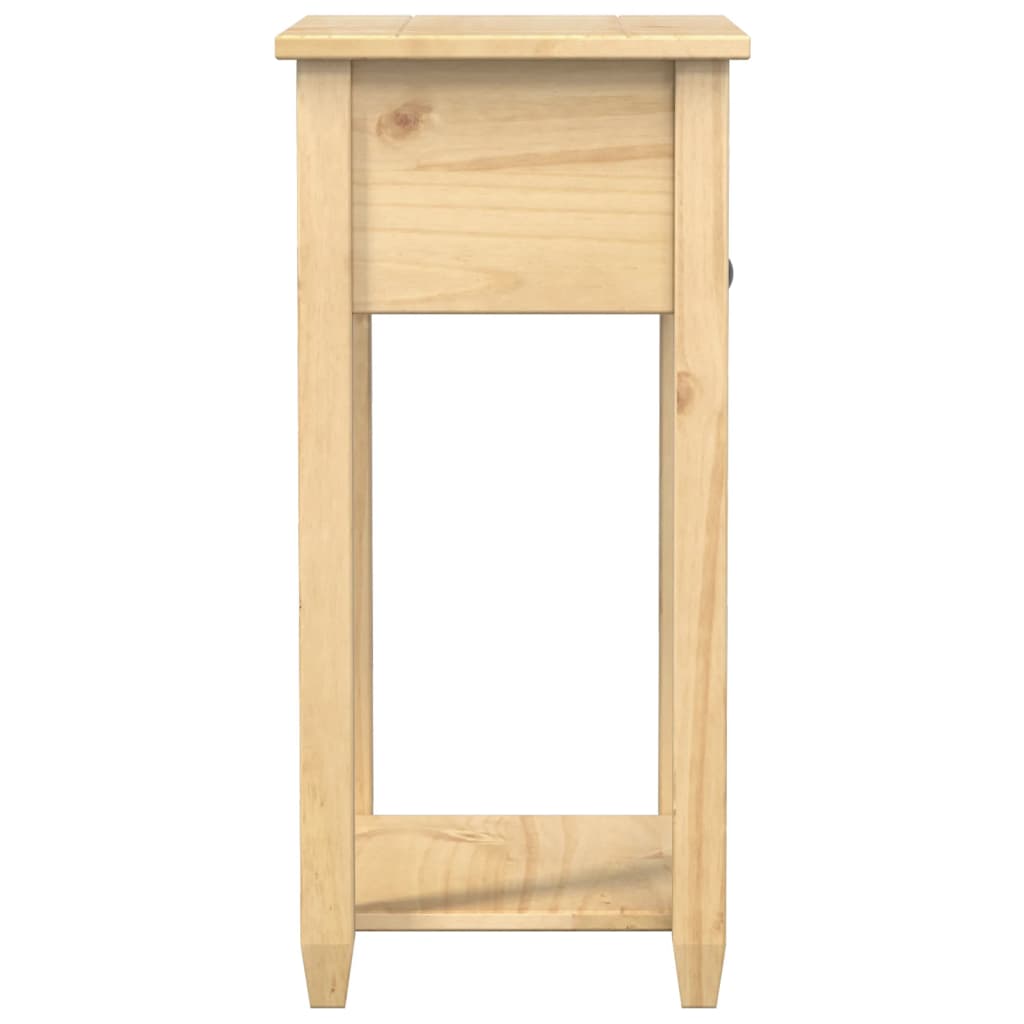 Table console Corona 55x35x73 cm bois de pin massif