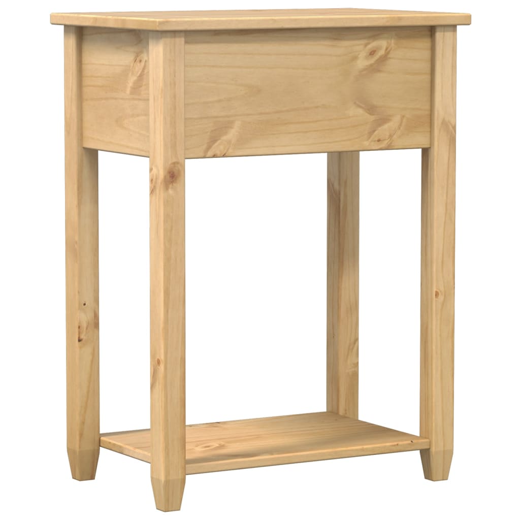 Table console Corona 55x35x73 cm bois de pin massif