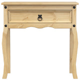 Table console Corona 73x35x73 cm bois de pin massif