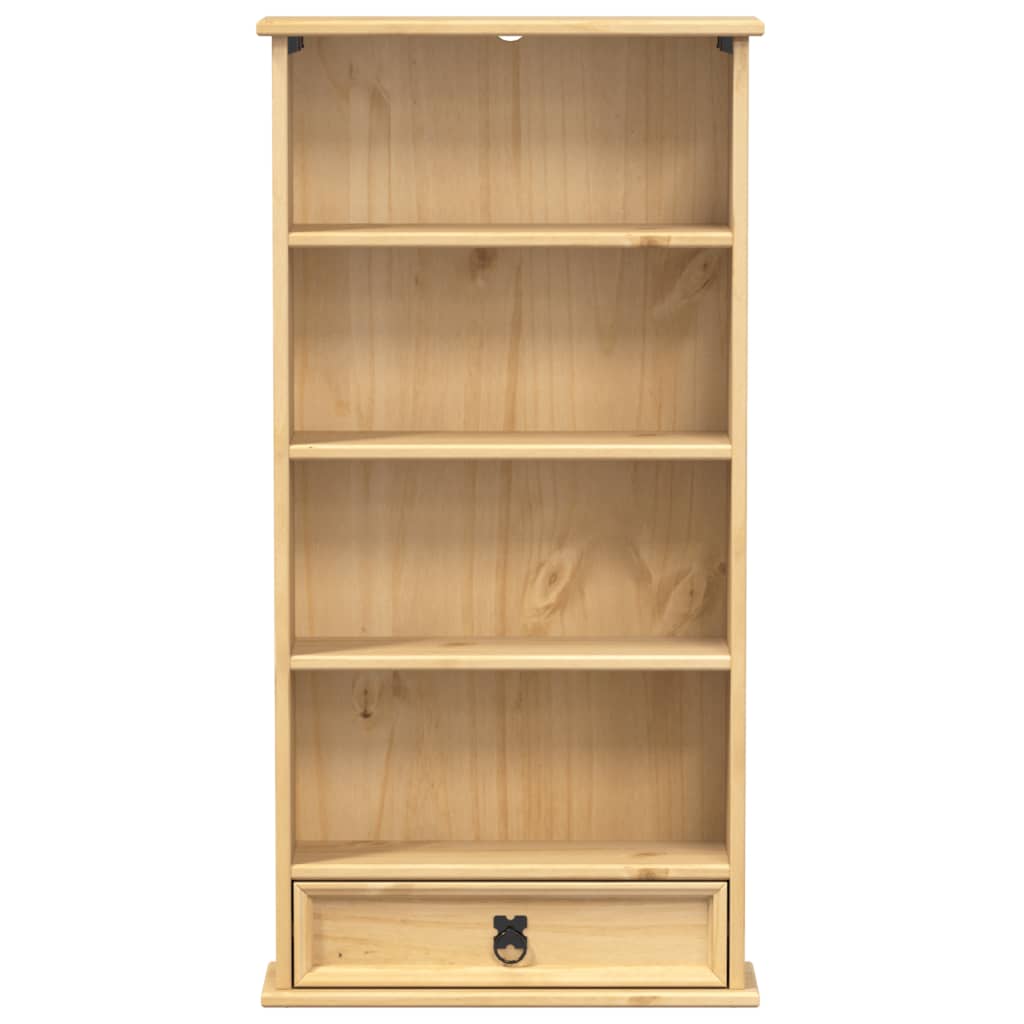 Armoire à CD Corona 52x17,5x103 cm bois de pin massif