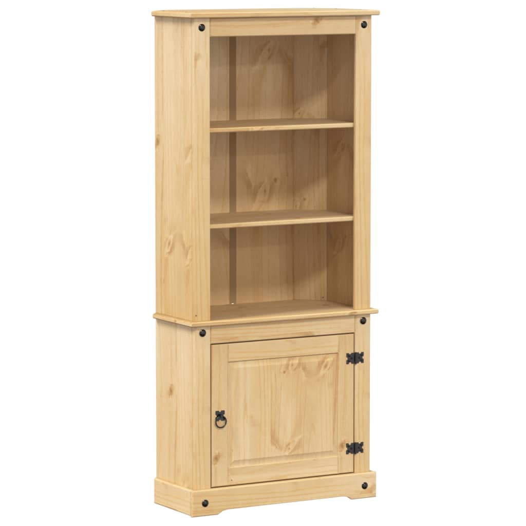 Buffet haut Corona 74x38x170 cm bois de pin massif