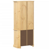 Buffet haut Corona 74x38x170 cm bois de pin massif