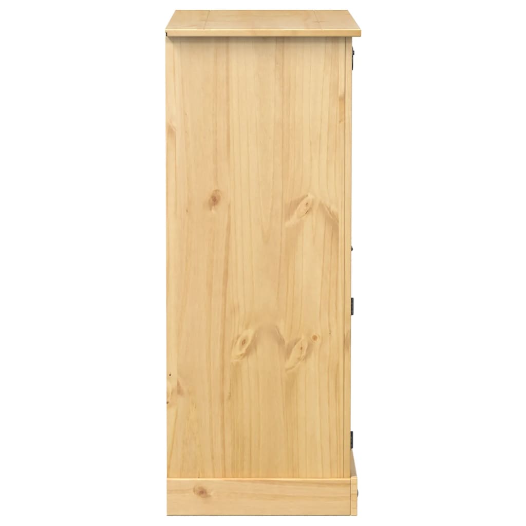 Armoire à vin Corona 97x45x114 cm bois de pin massif