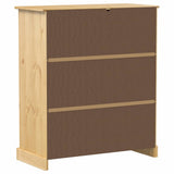 Armoire à vin Corona 97x45x114 cm bois de pin massif