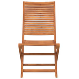 Chaises pliantes de jardin lot de 2 bois d'acacia solide