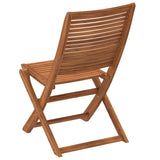 Chaises pliables de jardin lot de 4 gris bois d'acacia massif