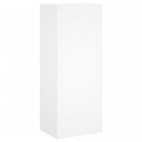 Unités murales TV 5 pcs blanc bois d'ingénierie