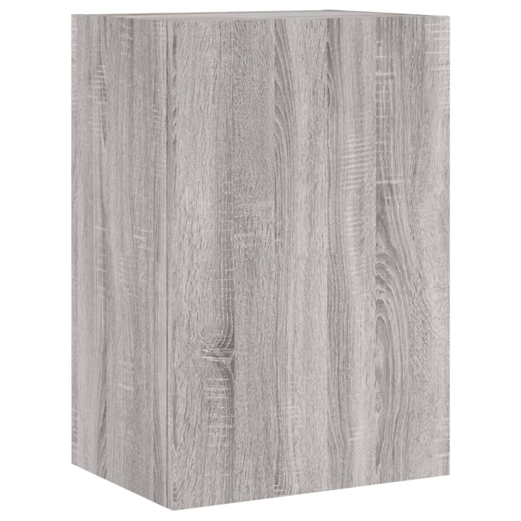 Unités murales TV 5 pcs sonoma gris bois d'ingénierie