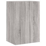 Unités murales TV 5 pcs sonoma gris bois d'ingénierie