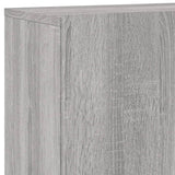 Unités murales TV 5 pcs sonoma gris bois d'ingénierie