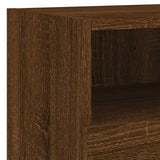 TV Wall Units 4 pcs Oak Brown Engineered Wood