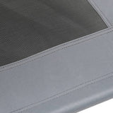 Dog bed with anthracite canopy Oxford fabric and steel