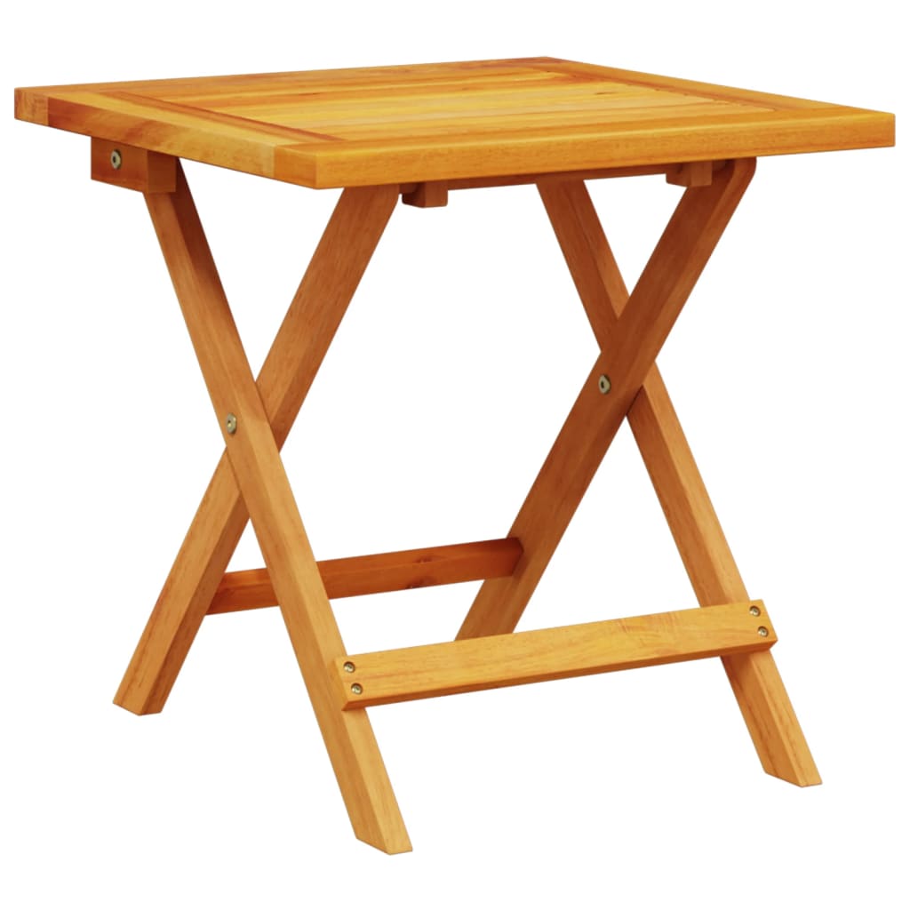 Table d’appoint de jardin 40x40x40 cm bois d'acacia massif