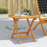 Table d’appoint de jardin 40x40x40 cm bois d'acacia massif