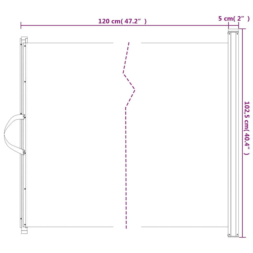 Porte rétractable pour animaux de compagnie blanc 102,5x125 cm